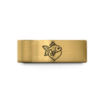 comfortable tungsten rings men – gold tungsten goldfish heart wedding band