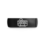 presents for wedding pairs – black tungsten streetcar wedding band
