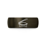 tungsten couples ring set – gunmetal & black tungsten tortilla press wedding band
