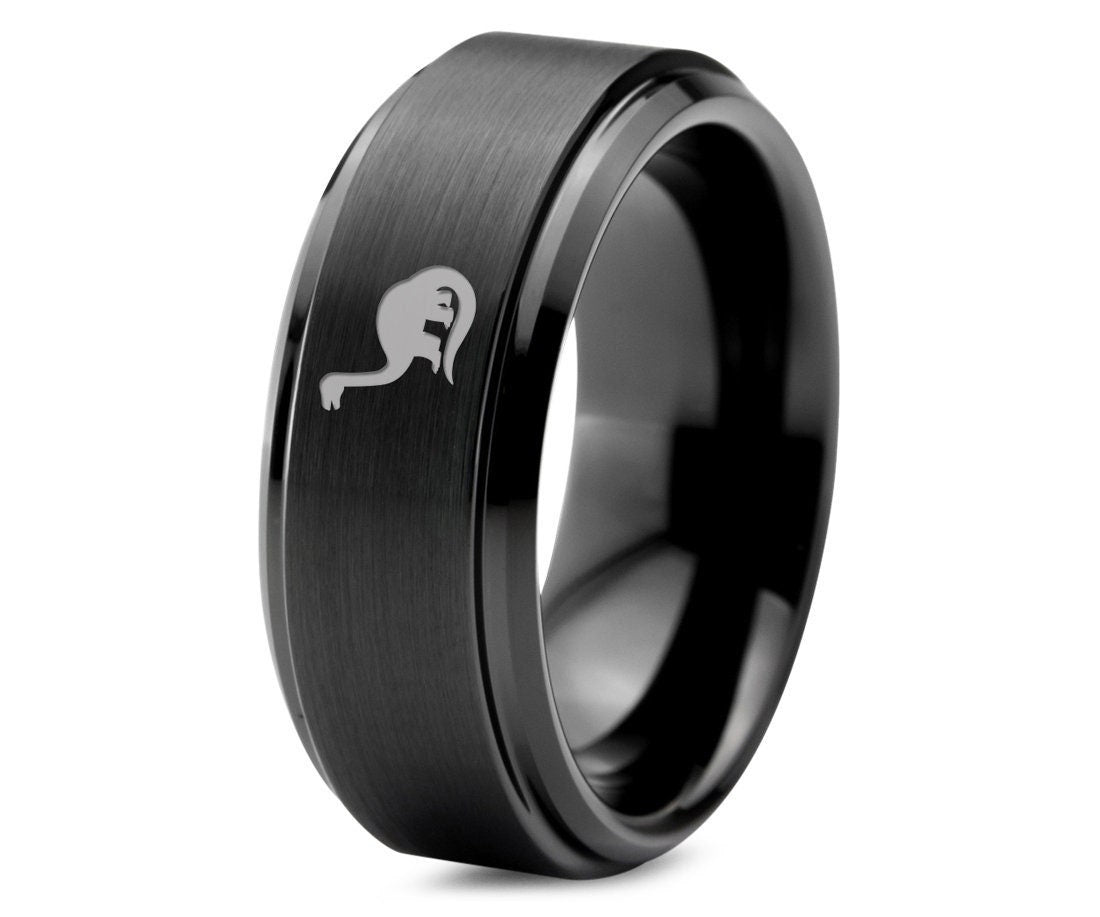 Cute Dinosaur Ring,Tungsten Men Rings,Engraved Ring,Wedding Gifts,Wild Ring For Men,Anniversary Gifts For Him,Gifts For Dad,Promise Ring