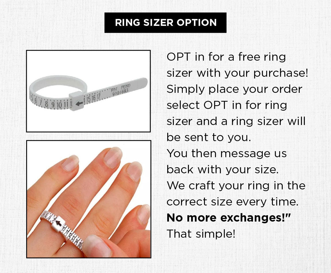 Ring Sizer for a perfect fit!