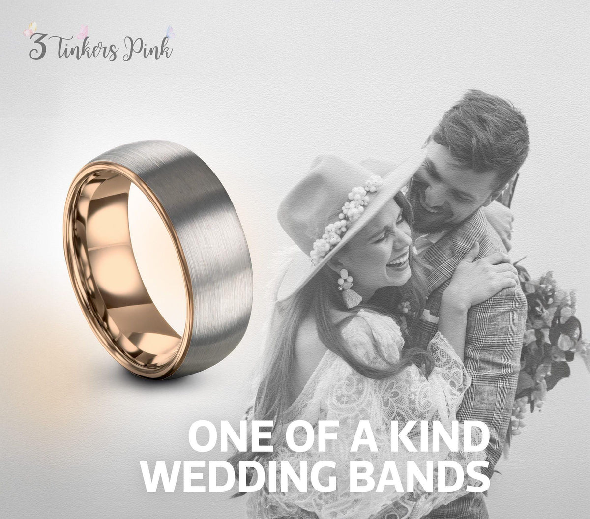 Mens Wedding Band Tungsten,Wedding Wedding Bands,Nerdy Wedding Bands,Silver Rose Ring,Mens Wedding Band Silver,Rose Gold Mens Wedding Band,8