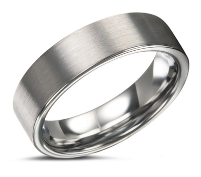 Wedding Band,Mens Tungsten Wedding Band,His And Hers Wedding Bands,Wedding Bands Minimalist,Grey Tungsten Wedding Band,For,Gifts,Anniversary