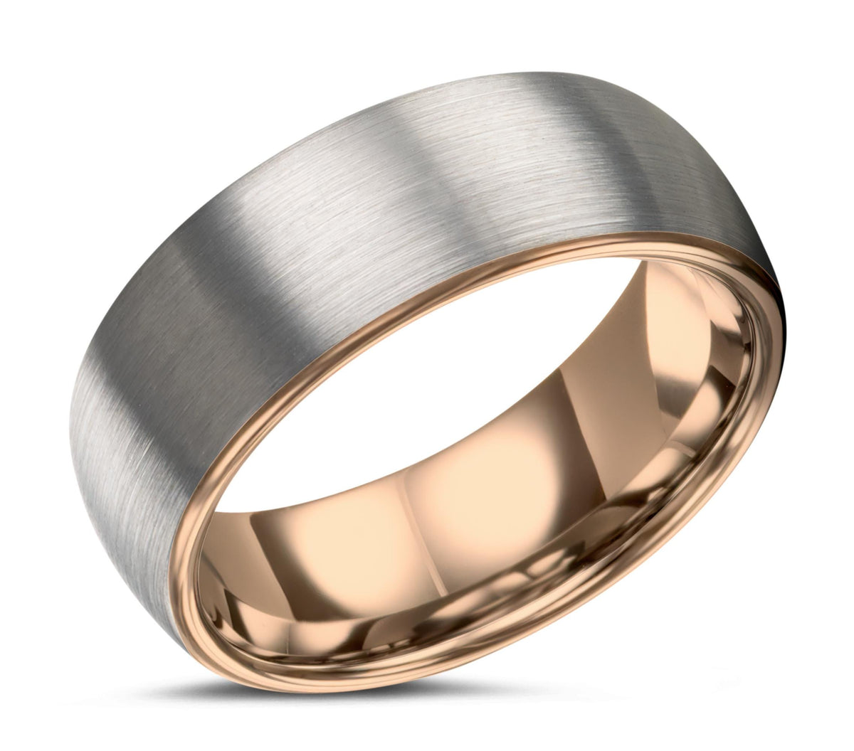 Mens Wedding Band Tungsten,Wedding Wedding Bands,Nerdy Wedding Bands,Silver Rose Ring,Mens Wedding Band Silver,Rose Gold Mens Wedding Band,8