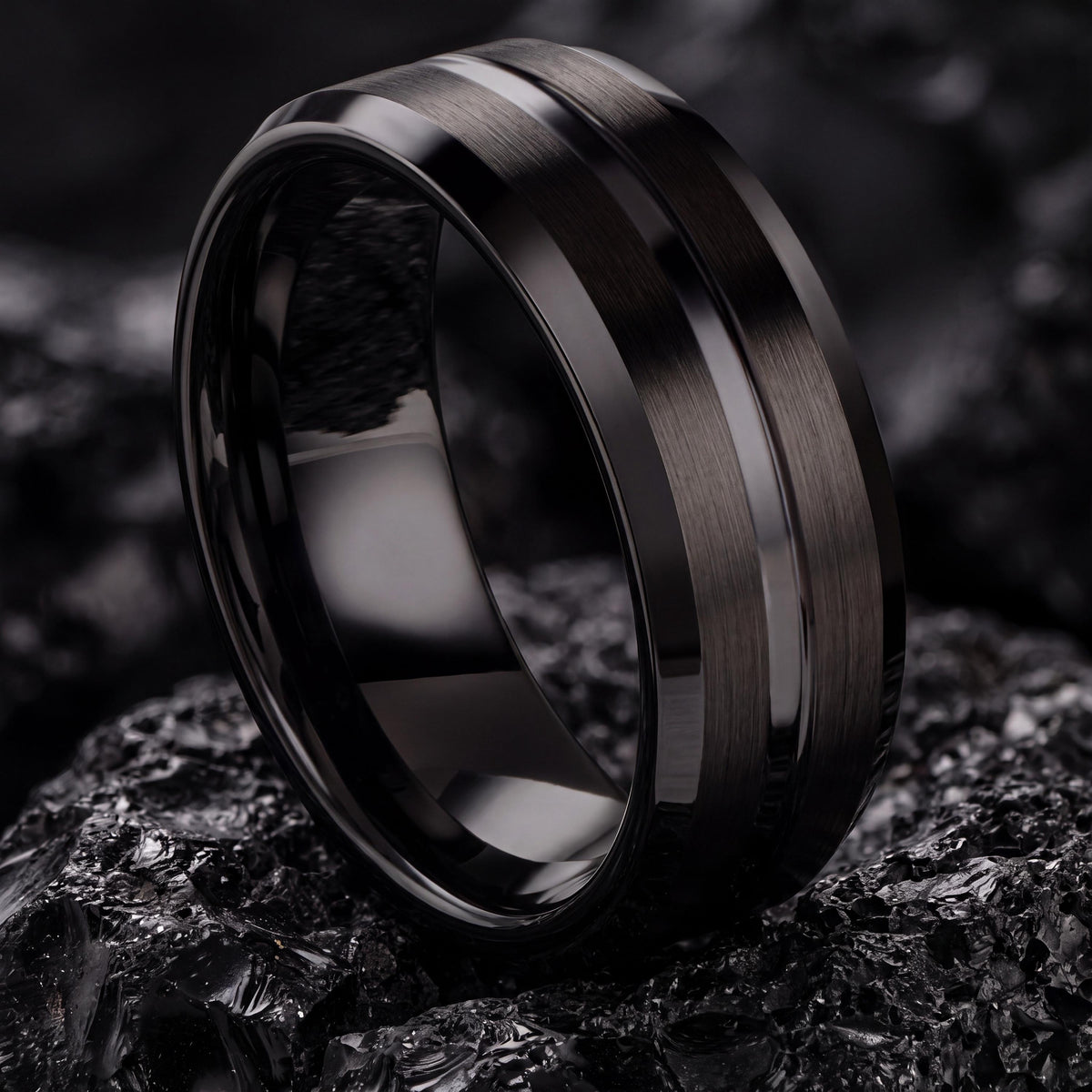 Tungsten Wedding Band,Mens Tungsten Wedding Band,Wedding Bands Women Unique,Enhancer Wedding Band,Black Rings Women,For,Gifts,Anniversary,10