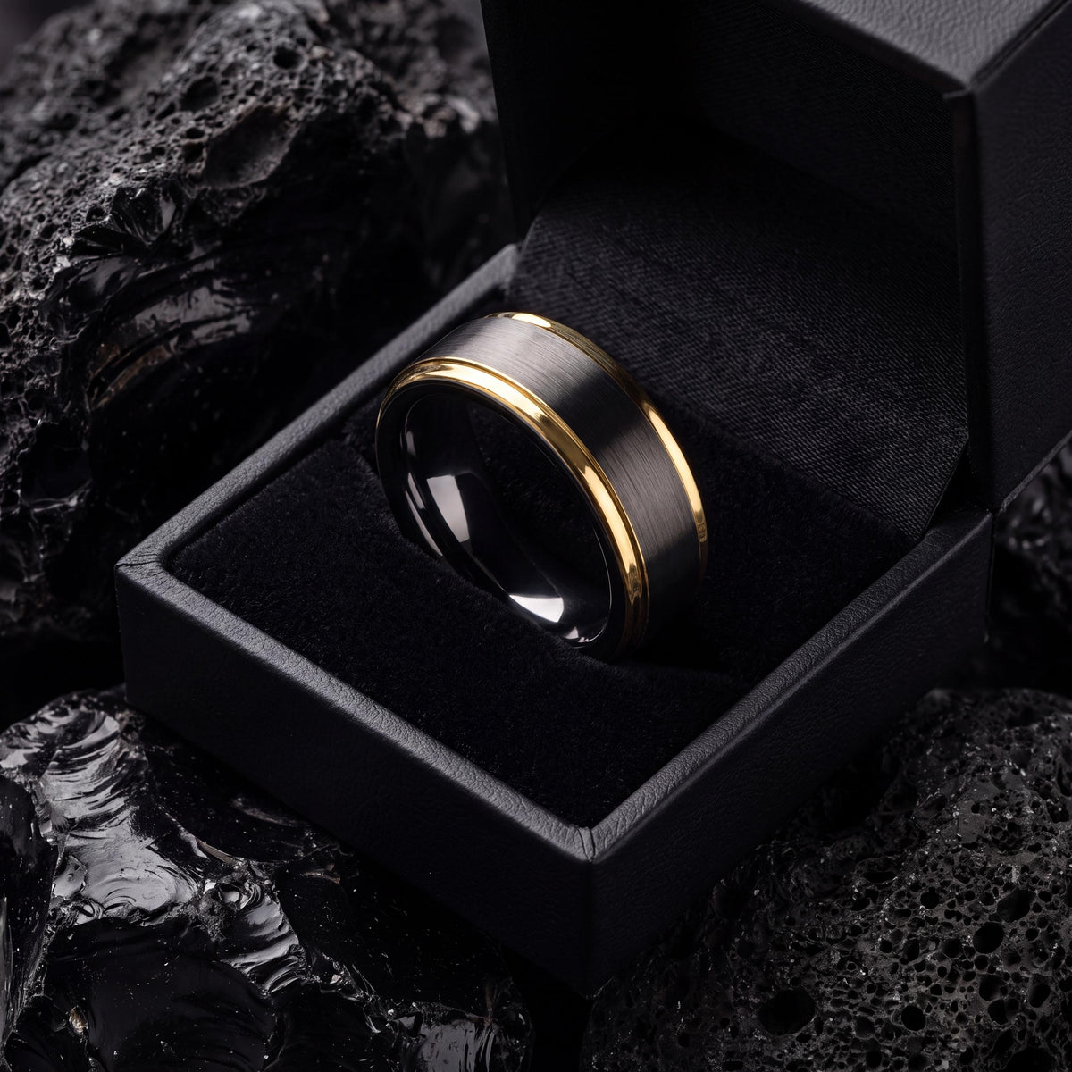 Tungsten Wedding Band,Tungsten Wedding Band,Wedding Engagement Rings,Wedding Bands Women Curved,Gunmetal,Womens Hammered Gold Wedding Band,8