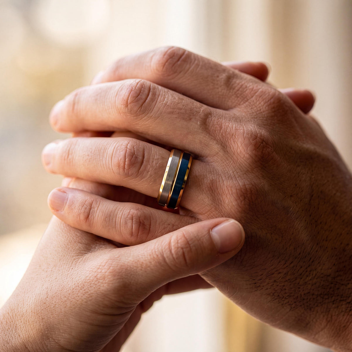 Wedding Band,Mens Wedding Band Tungsten,Mens Wedding Rings,Wedding Ring Set Women,Engraved Gold Ring,Thin Silver Wedding Band,Mens Blue Ring