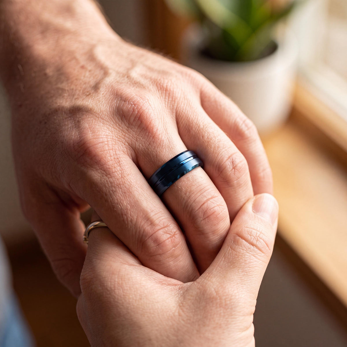 Wedding Bands,Mens Wedding Band Tungsten,Unique Mens Wedding Band,Two Tone Mens Wedding Rings,Blue Rings,For,Gifts,Anniversary,Birthday,Year