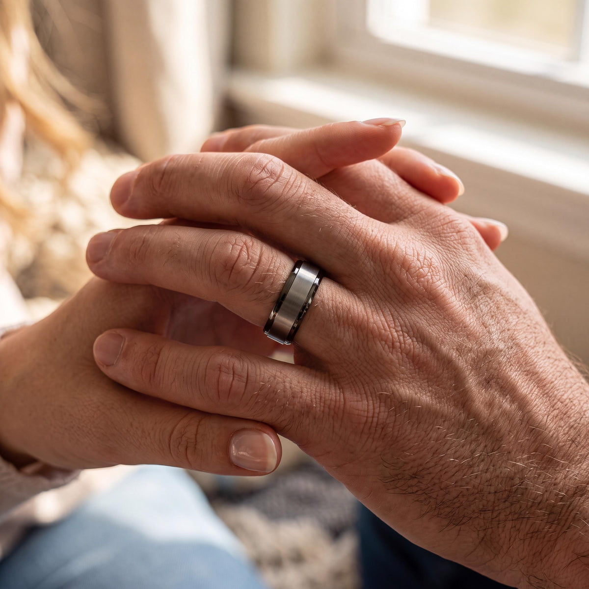 Tungsten Wedding Band,Mens Wedding Band Tungsten,Womens Wedding Bands,Unisex Wedding Ring,Male Wedding Band Gunmetal 6mm,Silver Wedding Ring
