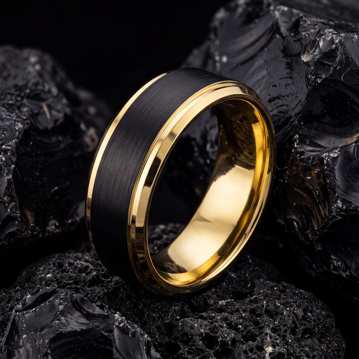 Tungsten Wedding Band,Mens Wedding Band Tungsten,Wedding Rings Women,Mens Wedding Band Engraved,Minimalist Jewelry Gold,Black Embellished,10