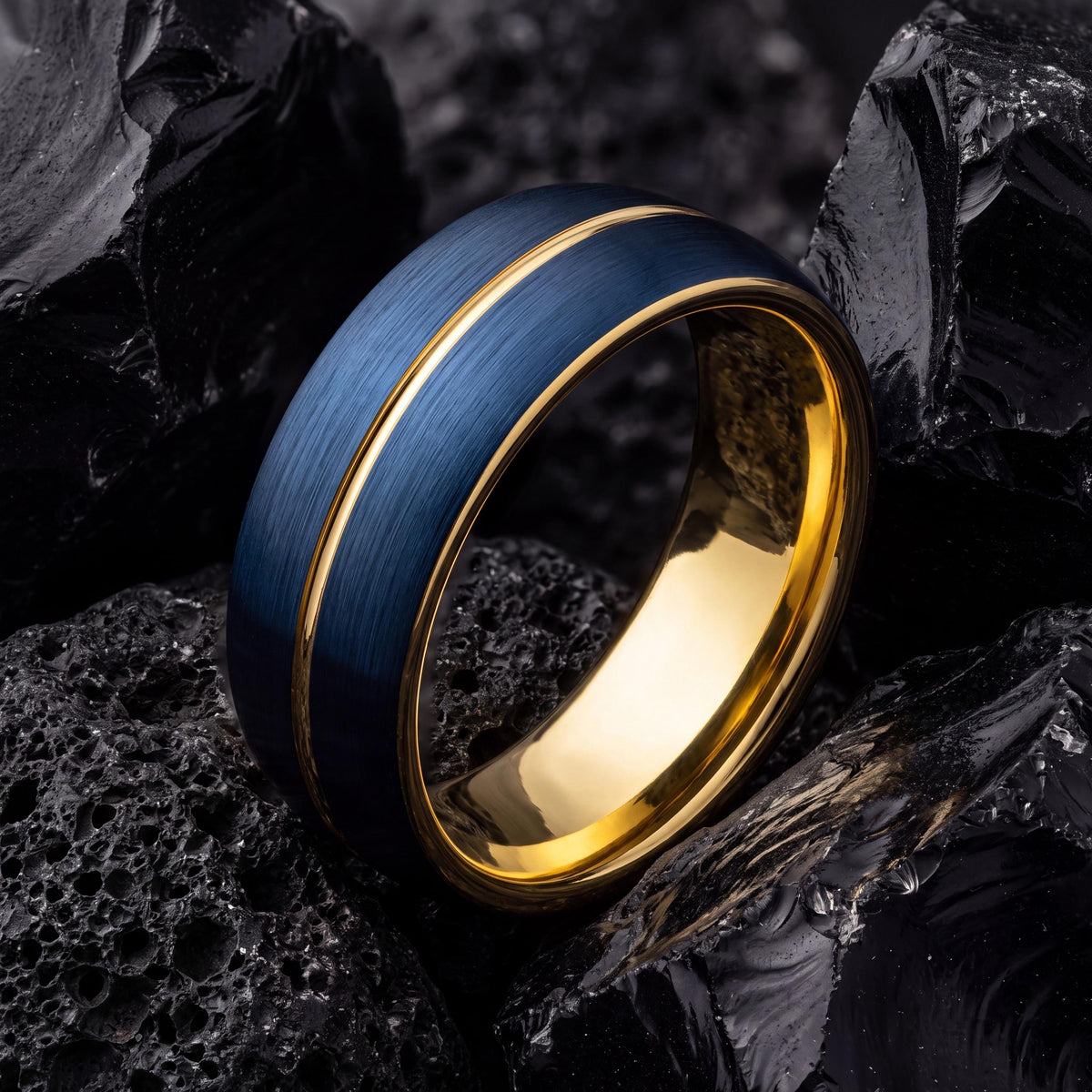 Mens Wedding Band,Mens Tungsten Wedding Band,Wedding Bands Women Unique,Nerdy Wedding Bands,Gold Ring,Silver Engagement Rings,Mens Blue Ring