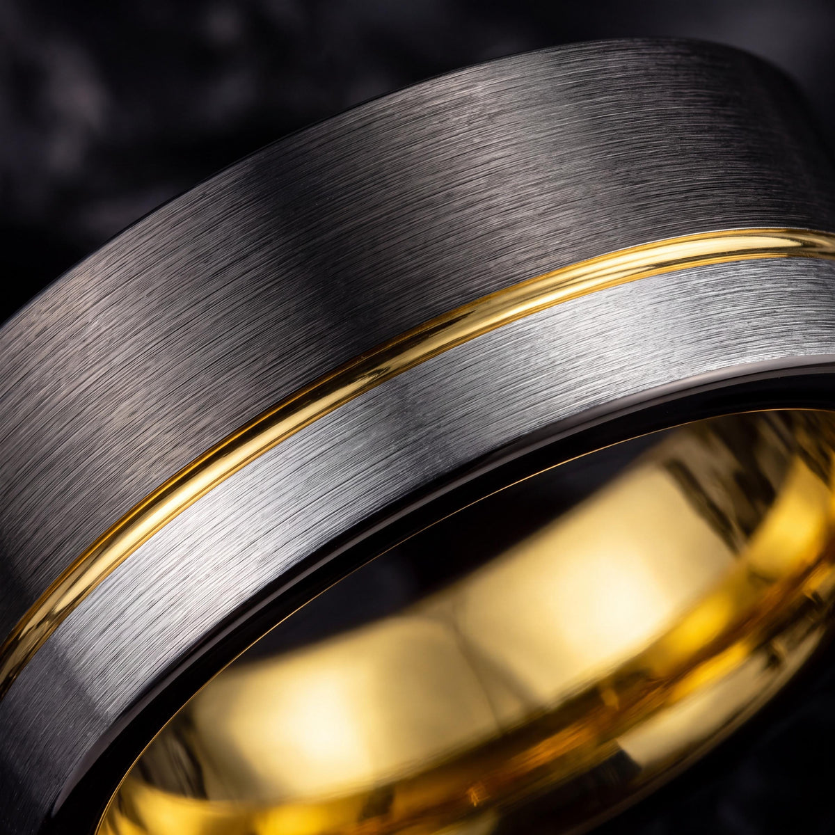 Mens Wedding Band Tungsten,Mens Wedding Rings,Couple Wedding Bands,Male Wedding Band Gunmetal 8mm,Hammered Gold Ring Men,Silver Mens Rings,8