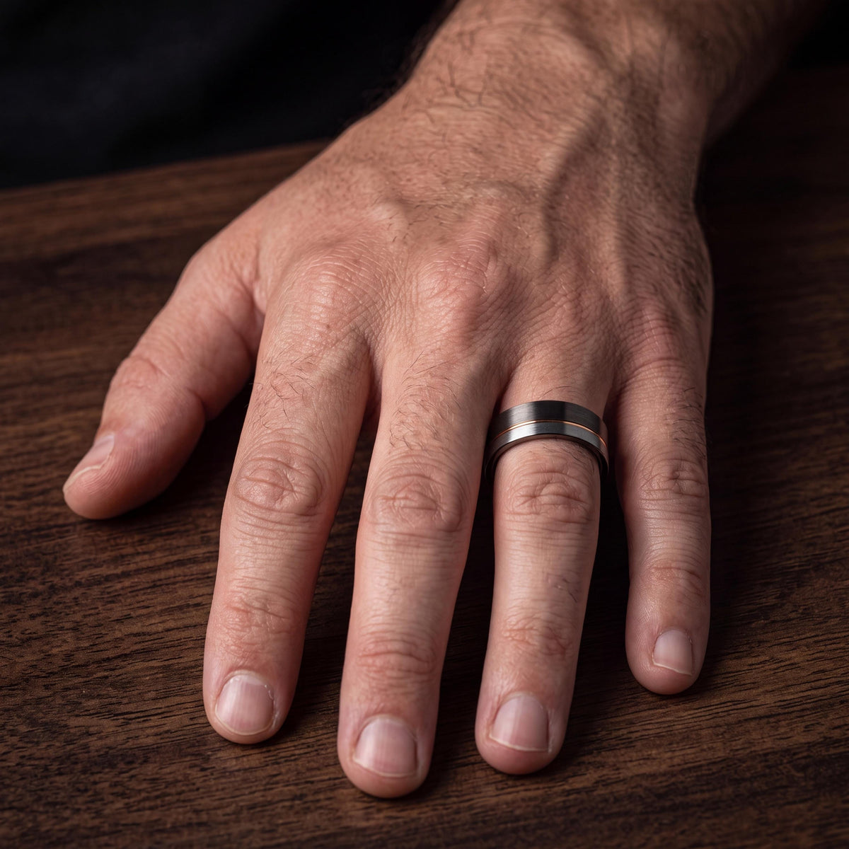 Mens Tungsten Wedding Band,Wedding Bands Women Unique,Enhancer Wedding Band,Male Wedding Band Gunmetal 6mm,Thin Silver Wedding Band,Rosegold
