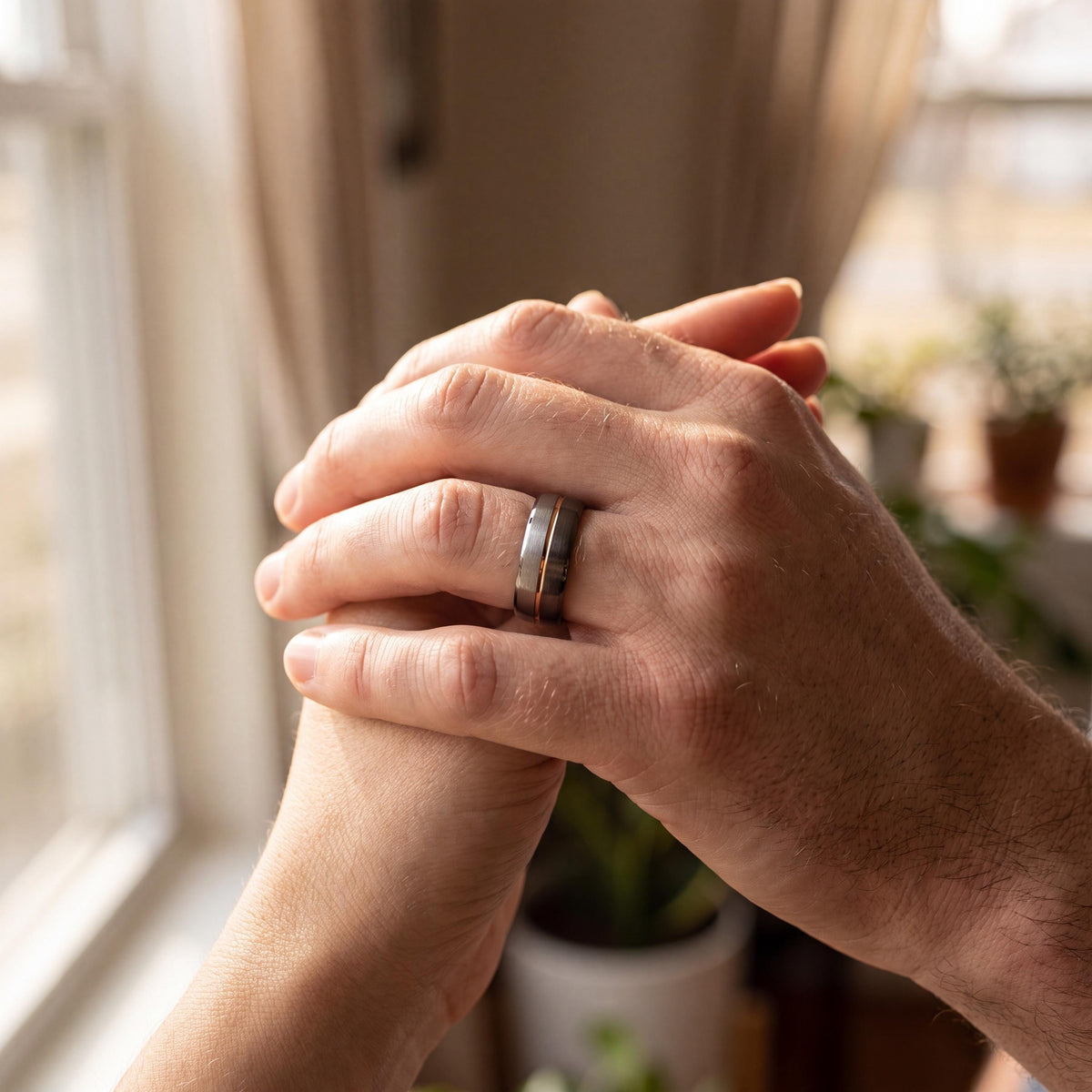 Mens Wedding Band,Mens Tungsten Wedding Band,Men Wedding Ring,Wedding Ring Set His And Her,Gunmetal,Silver Rings,Rose Gold Engagement Ring,1