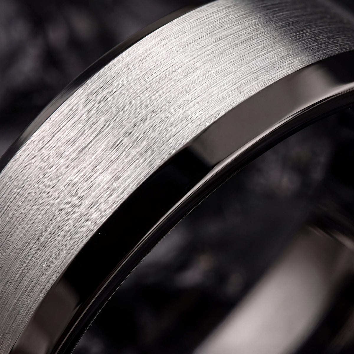 Mens Wedding Band,Mens Wedding Band Tungsten,Unique Wedding Rings,Contour Wedding Band,Male Wedding Band Gunmetal 8mm,Statement Rings Silver