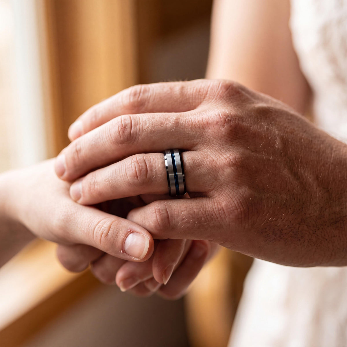 Wedding Band,Mens Wedding Band Tungsten,Unique Wedding Rings,Male Wedding Band,Simple Silver Band Ring,Black Wedding Band,Mens Rings Blue,10