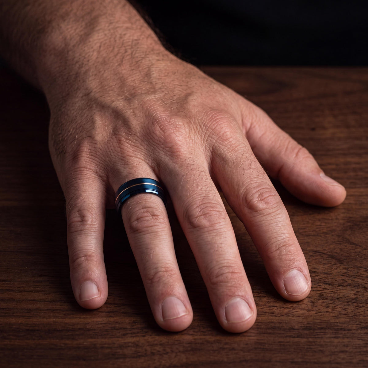 Wedding Ring,Mens Wedding Band Tungsten,Wedding Engagement Rings,Wedding Band Tungsten Carbide,Rose Gold Wedding Band Women,Mens Blue Ring,8