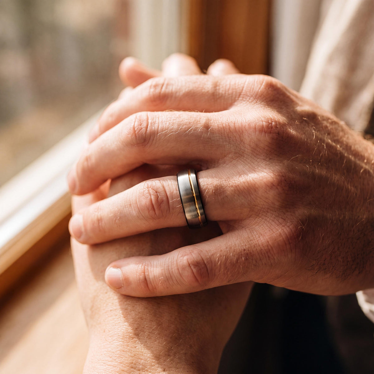 Mens Wedding Band Tungsten,Men Wedding Ring,Wedding Ring Women,Textured Gold Wedding Band Women,Silver Wedding Ring,Newly Wed Gifts Black,10