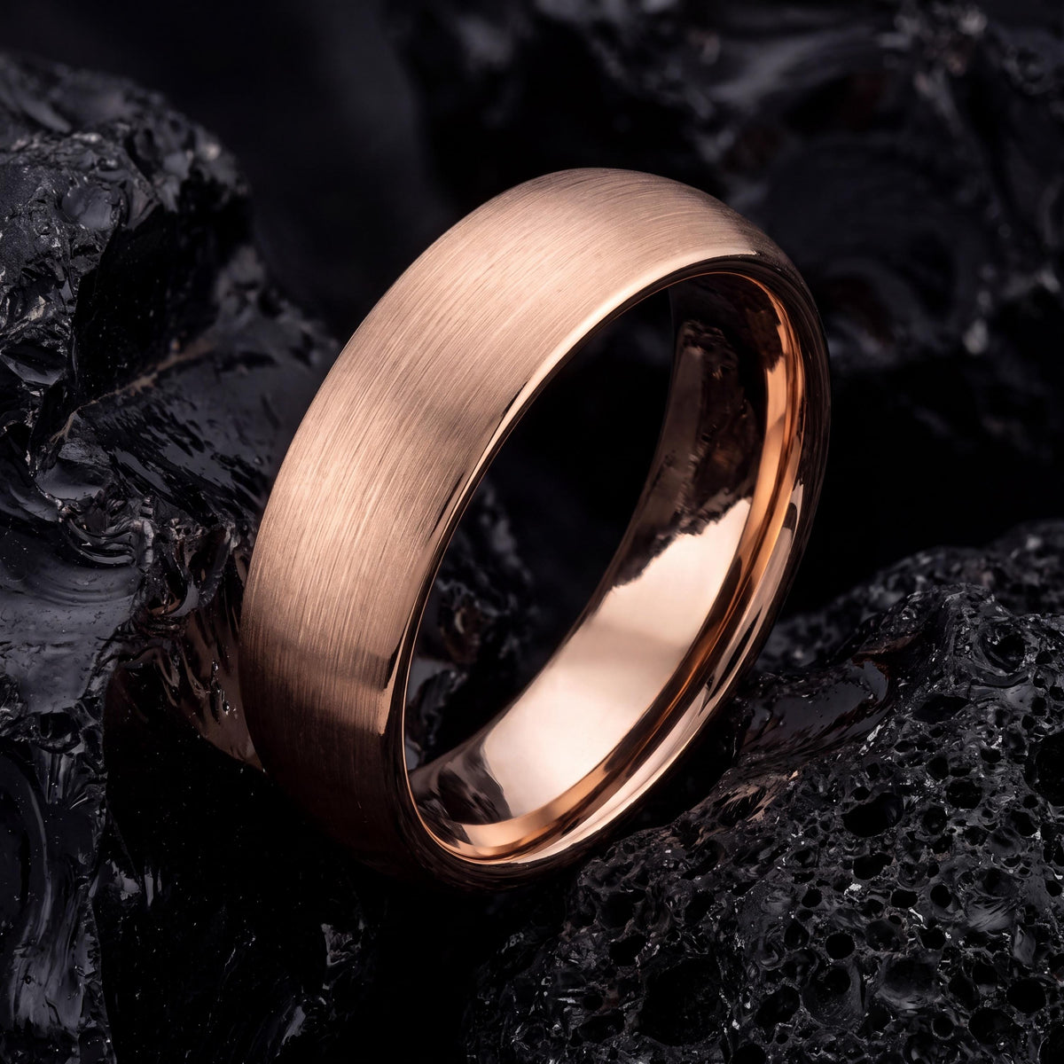 Mens Wedding Band,Mens Tungsten Wedding Band,Matching Wedding Bands His And Hers,Wedding Band Tungsten Carbide,Rose Gold Mens Wedding Band,1