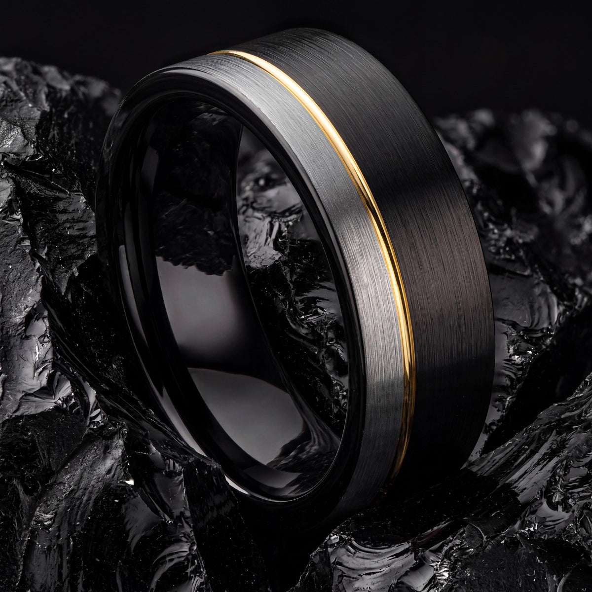 Mens Wedding Band Tungsten,Wedding Band Men,Wedding Band Engagement,Gold Initial Ring,Handmade Jewelry Rings Silver,Wedding Jewelry Black,10