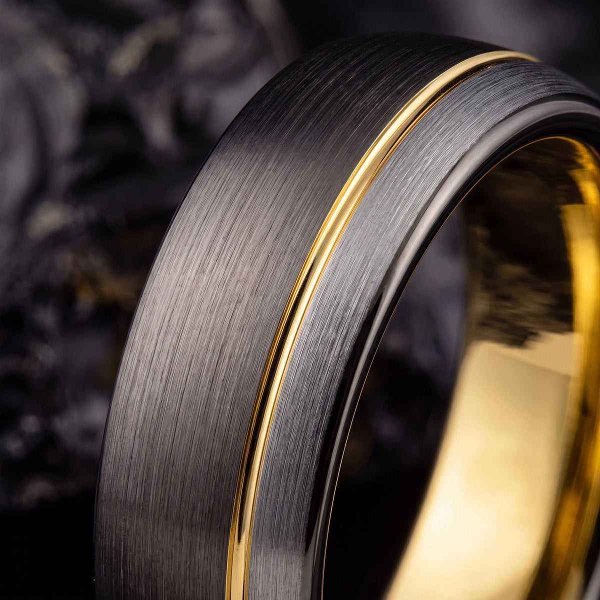 Tungsten Wedding Band,Mens Tungsten Wedding Band,Wedding Rings,6Mm Wedding Band,Male Wedding Band Gunmetal 6mm,Frienship Gold Rings,Silver,8