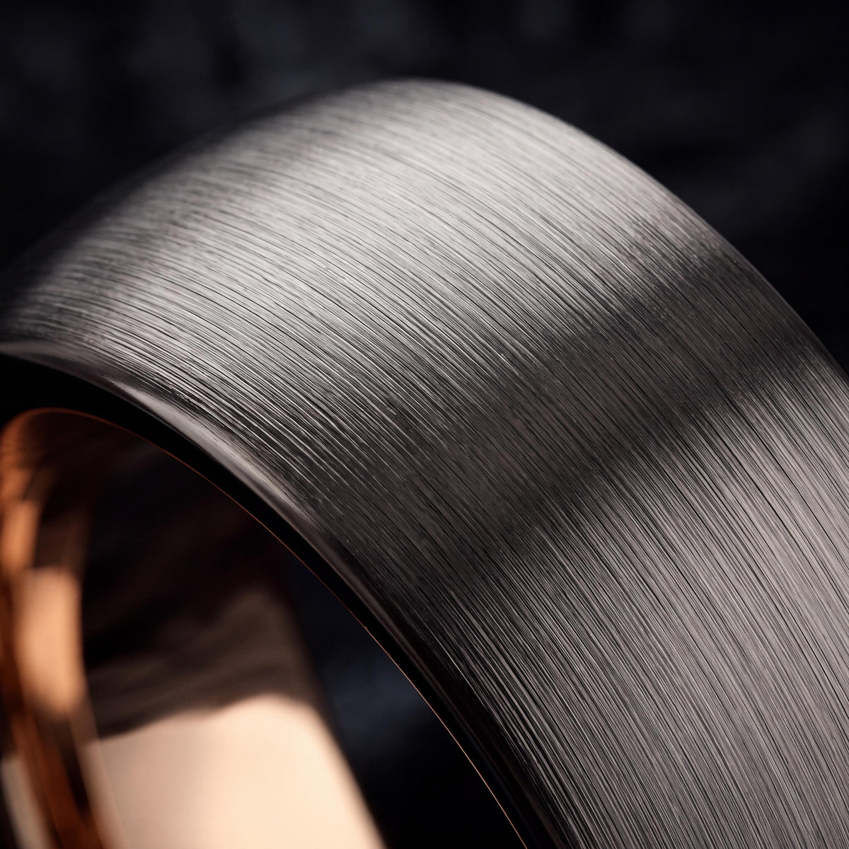 Mens Wedding Band,Mens Tungsten Wedding Band,Curved Wedding Band,Womans Wedding Band Ring,Male Wedding Band Gunmetal 6mm,Rose Wedding Band,8