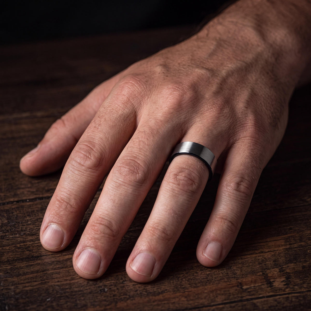 Wedding Band,Tungsten Wedding Band,Unique Mens Wedding Band,Wedding Ring Set Women,Silver Stacking Rings,Men Wedding Ring Black,Blue Ring,10