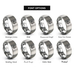font options for inside engraving on gray king paimon rings