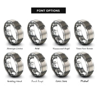 font options for inside engraving on grey knight helm rings