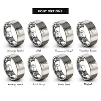 font options for inside engraving on gray l sit rings rings