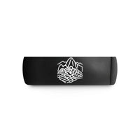 special presents for ladies – black tungsten machu picchu wedding band