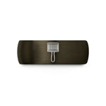 thoughtful presents for women – gunmetal & black tungsten cabasa wedding band