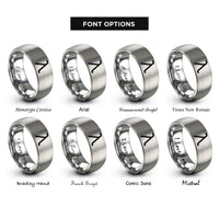 font options for inside engraving on gray lambda rings