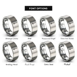 font options for inside engraving on gray longsword rings