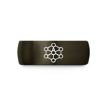 tungsten bands for couples – gunmetal & black tungsten network topology nodes wedding band