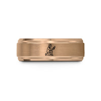 shared presents for partners – rose gold tungsten proposal box wedding band