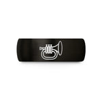 couple rings for him – black tungsten mellophone wedding band