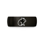 couples tungsten wedding bands – black tungsten hamster wedding band
