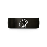 couples tungsten wedding bands – black tungsten hamster wedding band
