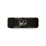 unique presents for him – black tungsten drum beater wedding band