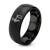Truckers Hitch Carabiner – Tungsten Wedding Band, 8 mm, Black Comfort-Fit Unisex