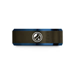 best presents for him – gunmetal & blue tungsten pluto wedding band