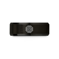 tungsten carbide ring him – black tungsten microcontroller wedding band