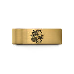tungsten comfort fit ring – gold tungsten pomegranate cluster wedding band