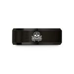 black tungsten ring him – black tungsten skull roses wedding band