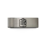 unique presents for him – black & blue & gray tungsten coach clipboard whistle wedding band