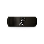 unique presents for him – black tungsten control flag wedding band