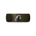 comfort fit rings him – gunmetal & black tungsten cutting torch wedding band