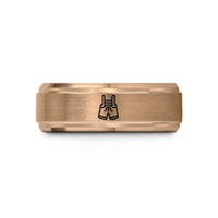 men's promise ring tungsten – rose gold tungsten lederhosen icon wedding band