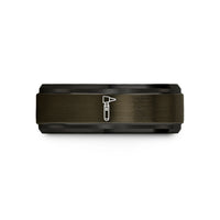 unique birthday present ideas – gunmetal & black tungsten otoscope wedding band
